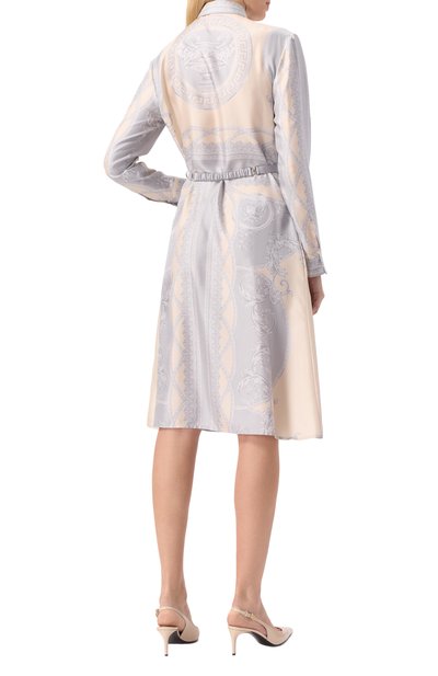 Шелковое платье VERSACE, арт. 1018622/1A13359, фото 4