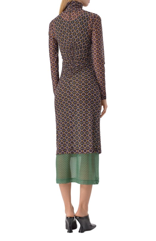 Платье Dries Van Noten 011124-2623-703 Коричневый  011124-2623-703 Фото 4
