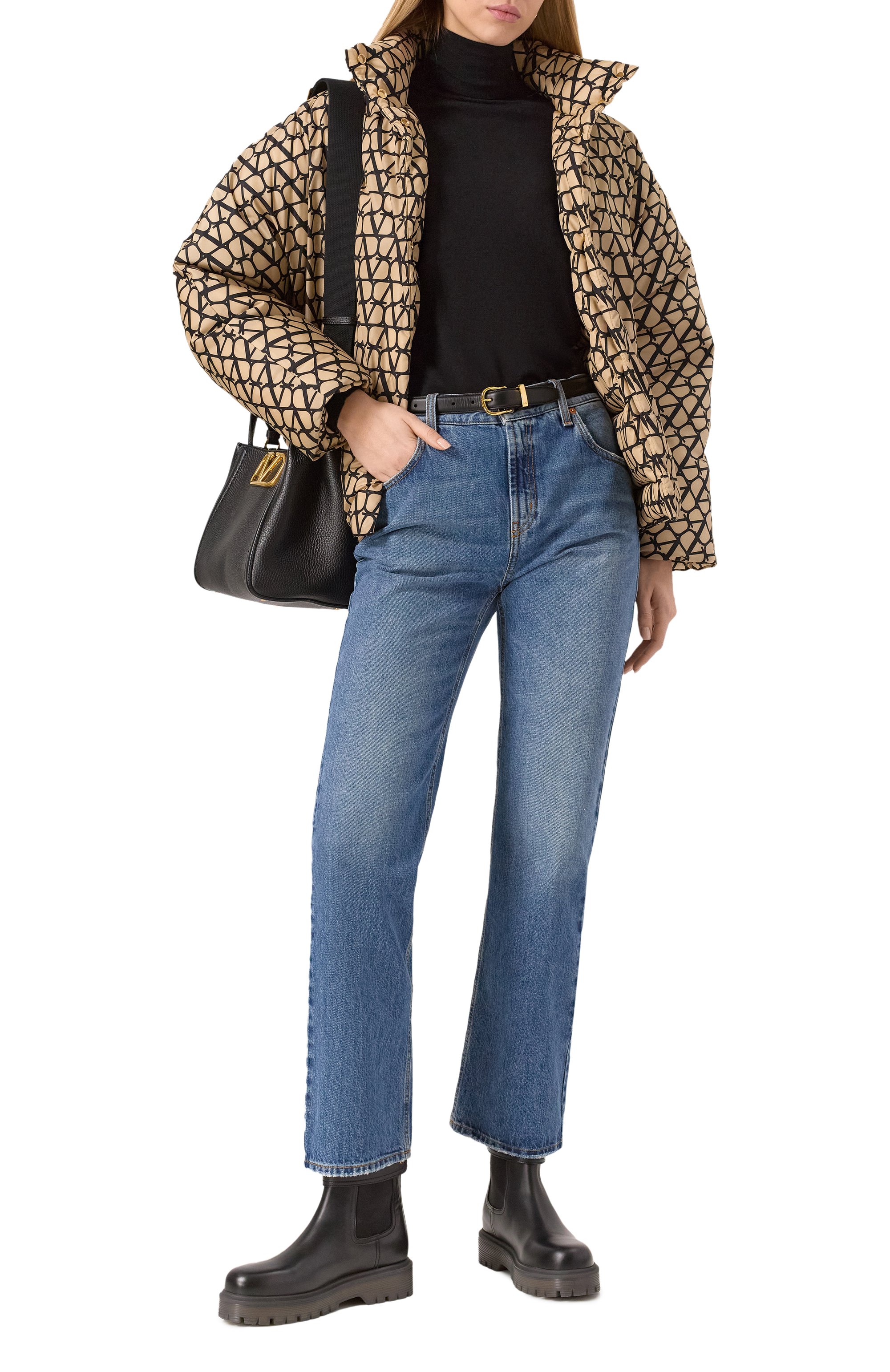 Кожаные челси one stud VALENTINO, арт. 3W2S0FY1KUM, фото 2