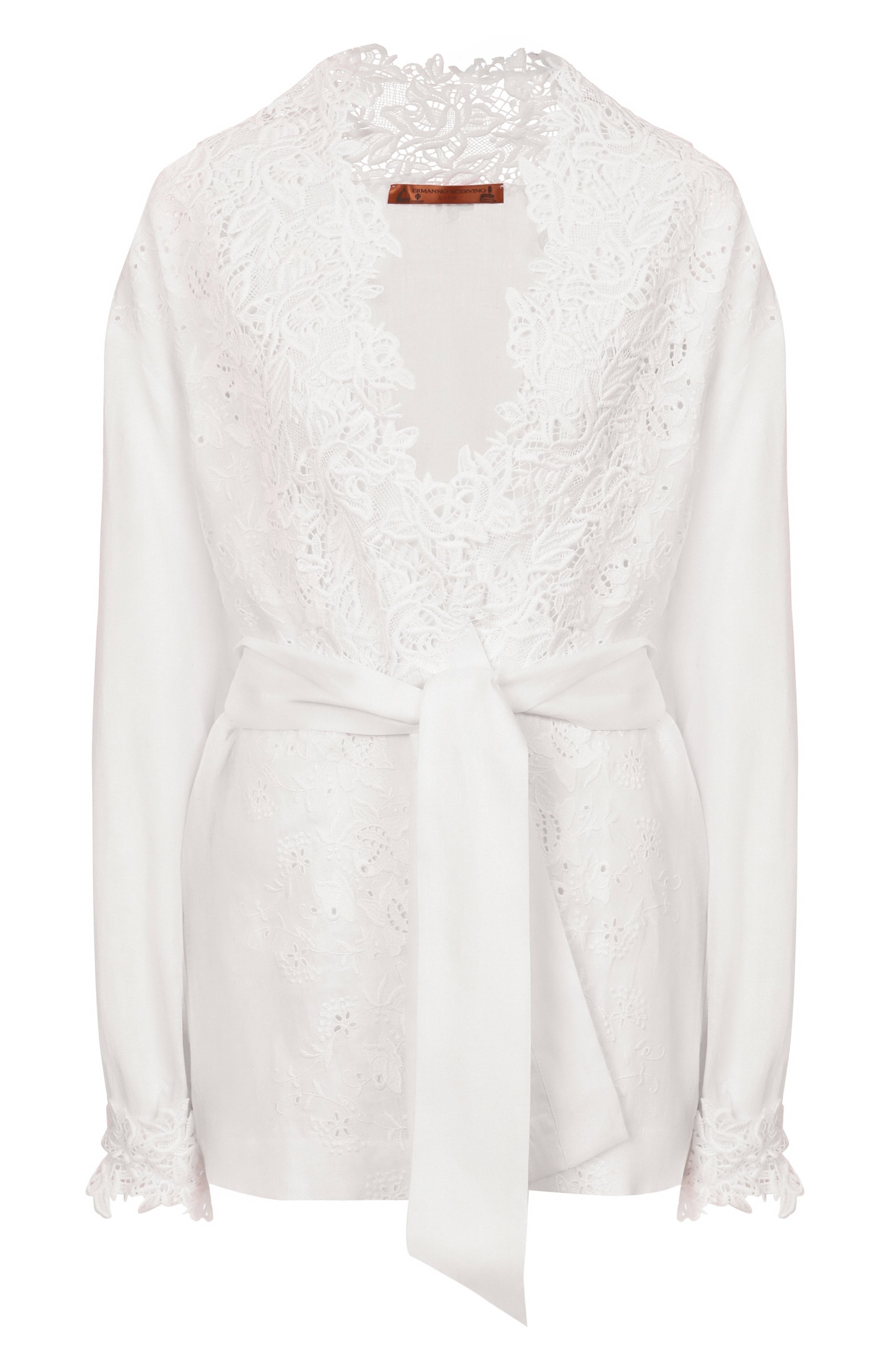 Льняная блузка ERMANNO SCERVINO, арт. D464Q300NZR, фото 1