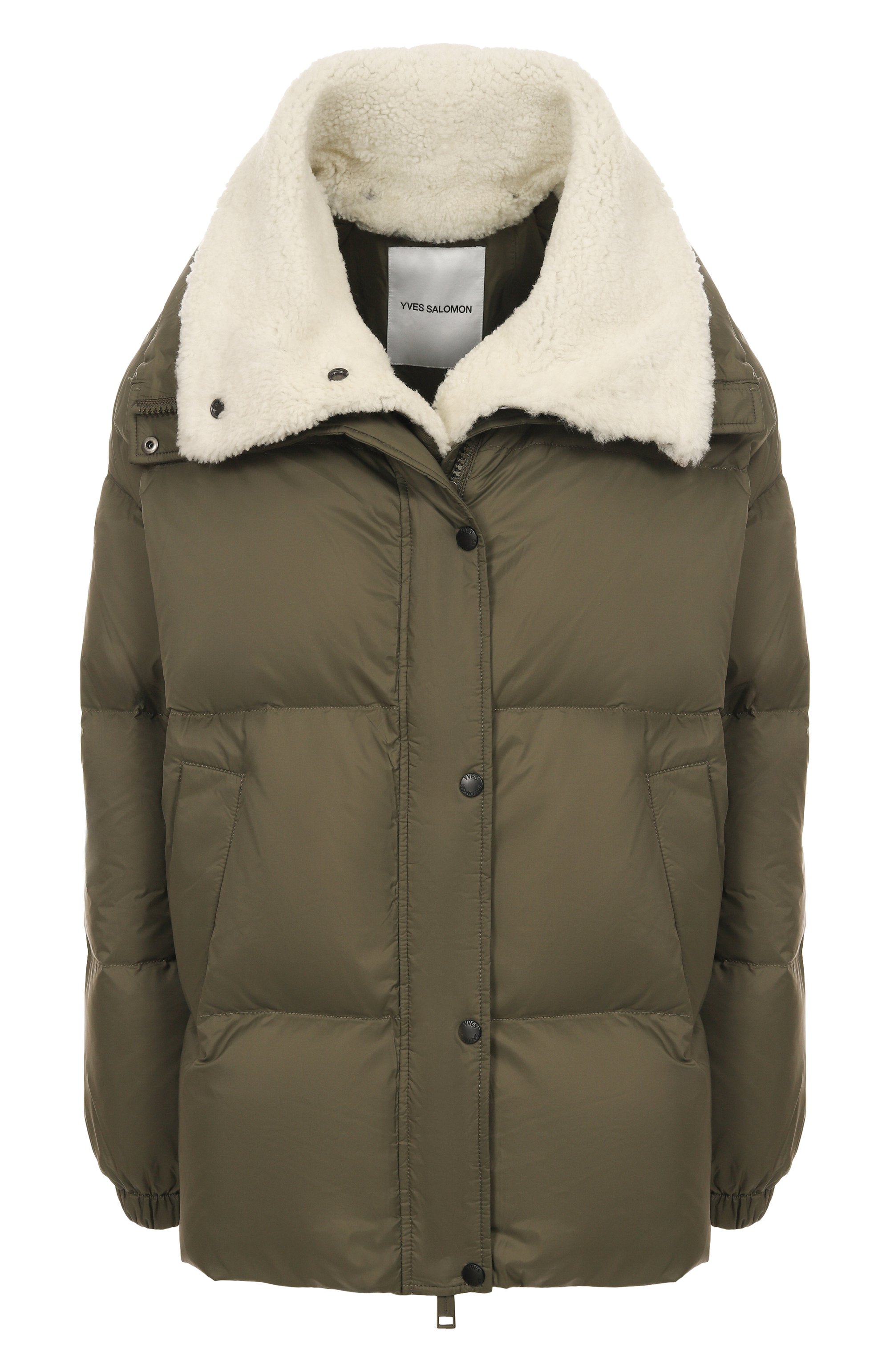 Пуховик с отделкой из овчины YVES SALOMON, арт. M02380/J04W, фото 1