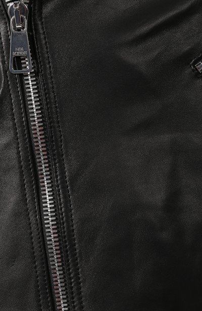 Кожаная косуха NEIL BARRETT, арт. PBPE577C/L700, фото 5