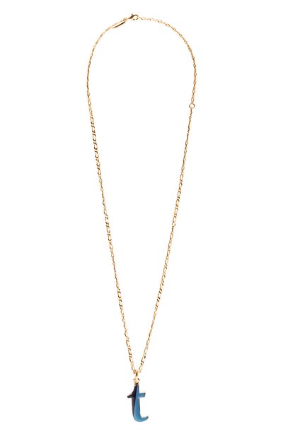 Кулон на цепочке alphabet t CHLOÉ, арт. CHC22SF04TBLQ, фото 1