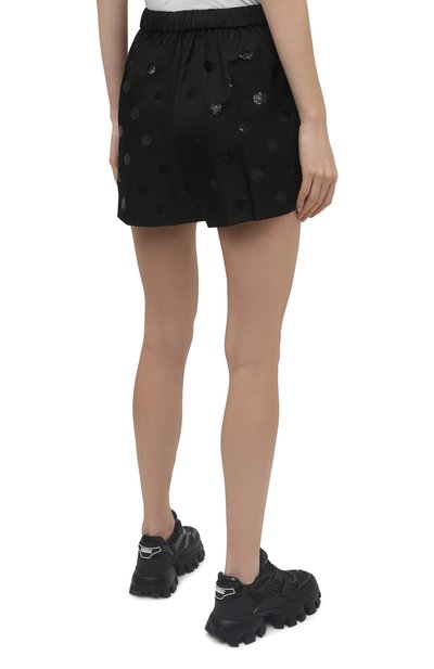 Шорты с отделкой пайетками PRADA, арт. 22R757-1Z5G-F0002-221, фото 4