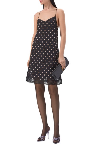 Текстильные мюли frankie 110 SAINT LAURENT, арт. 859549/9QN00, фото 3