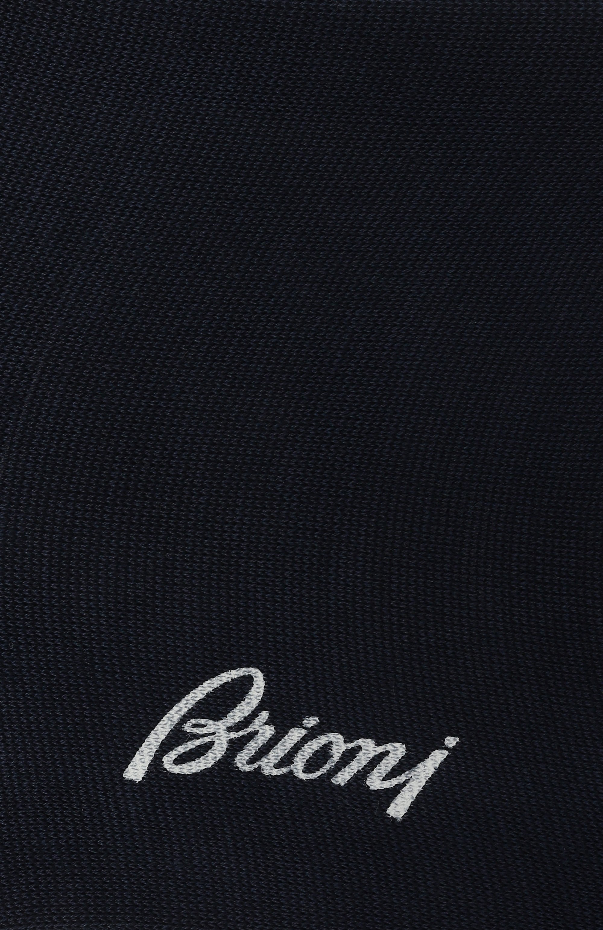 Хлопковые носки BRIONI темно-синего цвета по цене 9855 руб., арт. 0VML00/P9Z02, фото 2 Хлопковые носки BRIONI, арт. 0VML00/P9Z02, фото 2