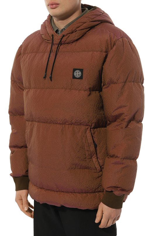 фото Пуховый анорак stone island