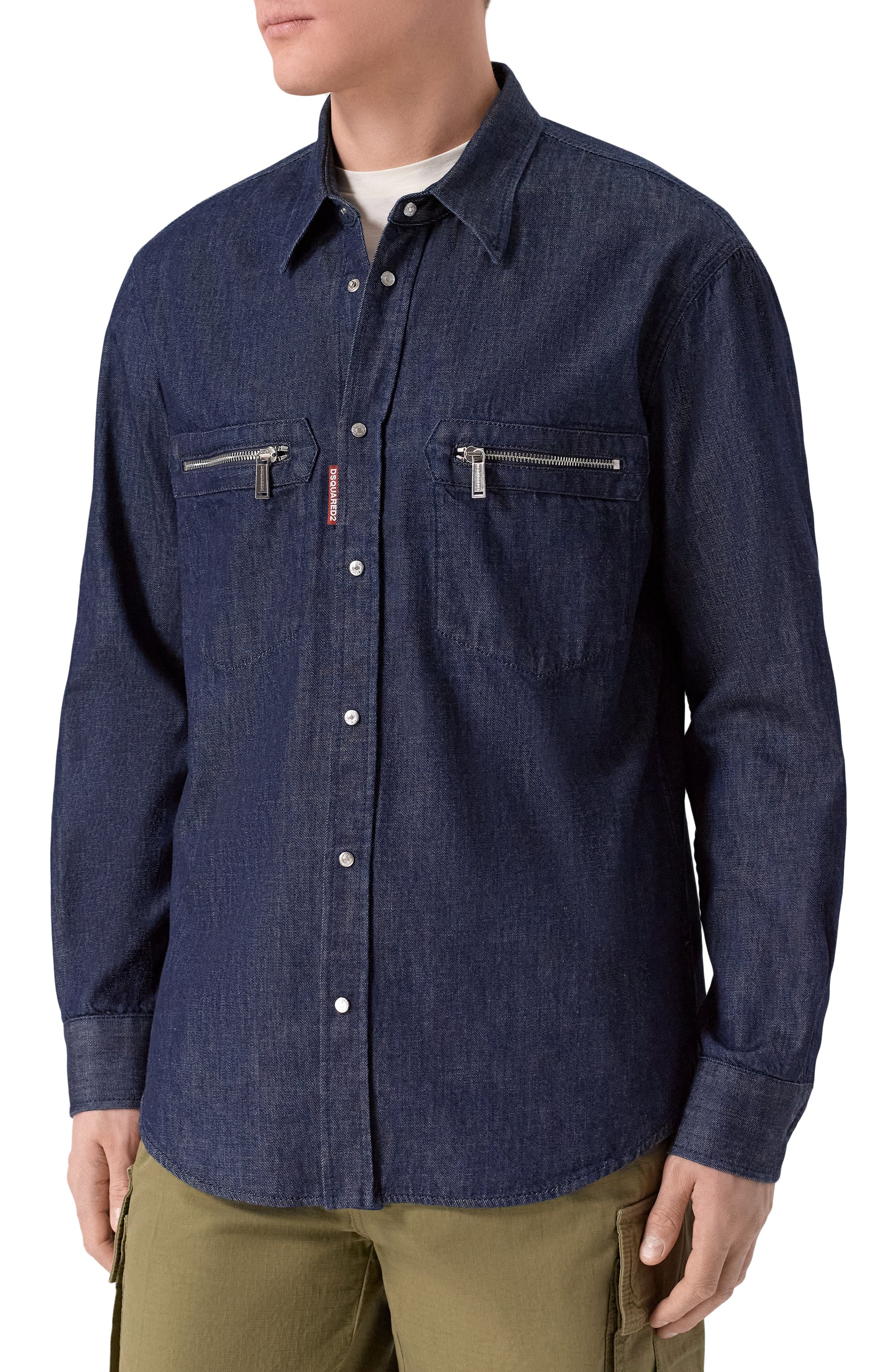 Джинсовая рубашка DSQUARED2, арт. S74DM1009/D30029, фото 3