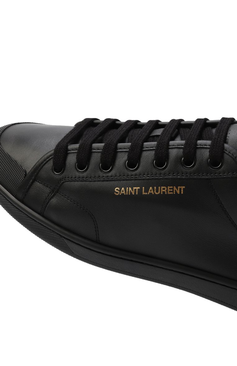Кожаные кеды SAINT LAURENT, арт. 820087/00N00, фото 1