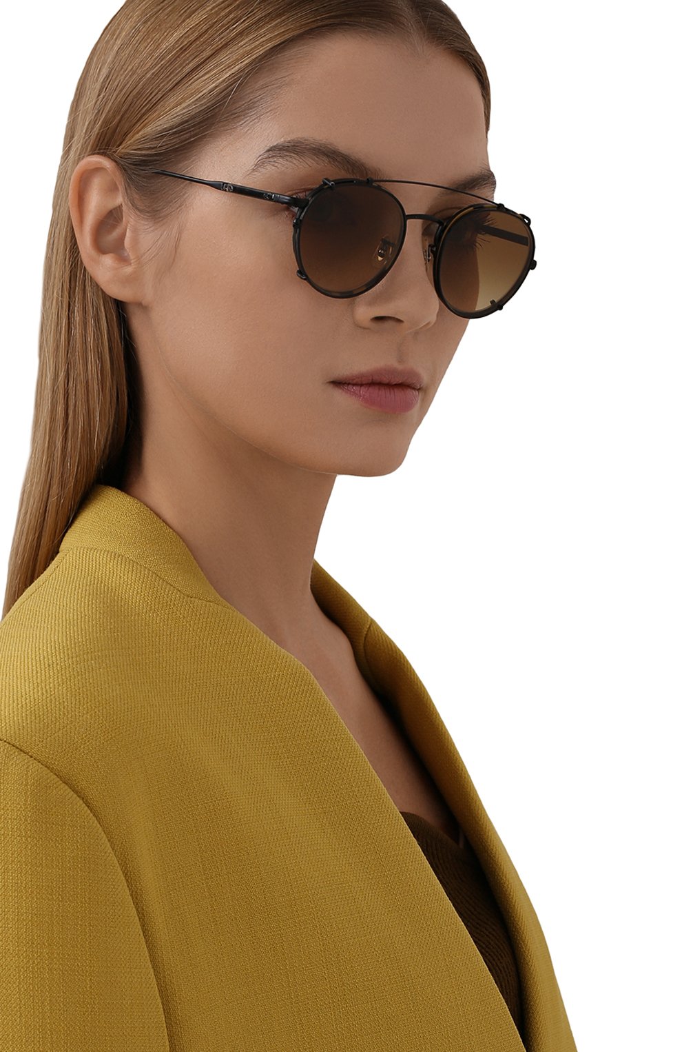 Солнцезащитные очки со съемными линзами BRUNELLO CUCINELLI, арт. M0CART006, фото 2