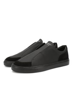 Мужские кожаные кеды HARRYS OF LONDON черного цвета, арт. JAUNTY TECH LEATHER/SUEDE | Фото 1 (Подошва: Плоская; Материал внутренний: Натуральная кожа; Статус проверки: Проверена категория; Материал утеплителя: Без утеплителя; Стили: Классический; Драгоценные камни: Проставлено; Материал сплава: Проставлено; Материал внешний: Натуральная кожа; Кросс-КТ: Низкие)