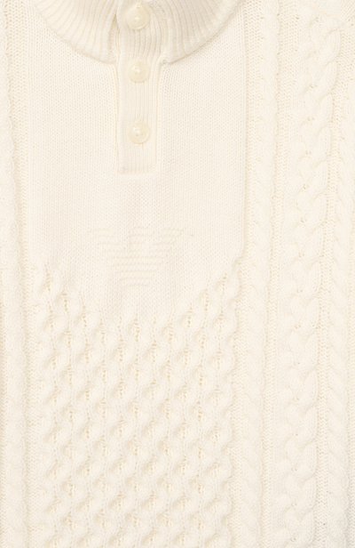 Свитер из хлопка и шерсти EMPORIO ARMANI, арт. EB001591/AF27319, фото 3