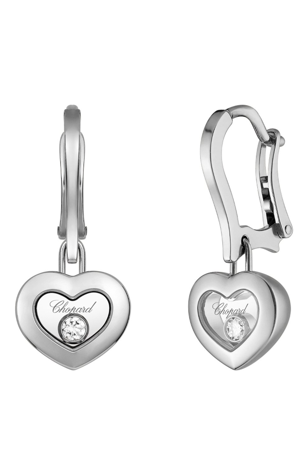 Серьги CHOPARD бесцветного цвета по цене 559000 руб., арт. 83A054-1301, фото 2 Серьги CHOPARD, арт. 83A054-1301, фото 2