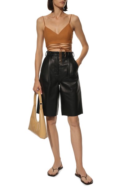 Бра-топ изо льна и вискозы PATRIZIA PEPE, арт. 2C1342_A052, фото 2