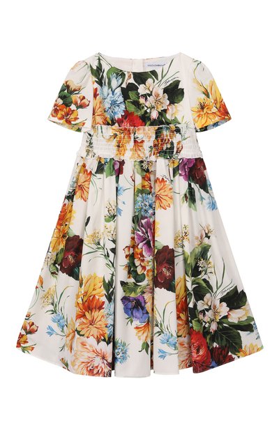 Хлопковое платье DOLCE & GABBANA, арт. L53DU2/HS5TV/2-6