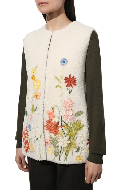 Жилет из овчины VALENTINO, арт. TF3FC2906BF, фото 3