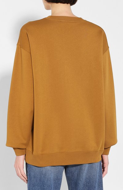 Хлопковый свитшот ACNE STUDIOS коричневого цвета по цене 22150 руб., арт. CI0010/W, фото 4 Хлопковый свитшот ACNE STUDIOS, арт. CI0010/W, фото 4