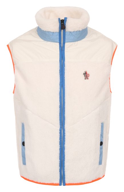 Мужской жилет day-namic MONCLER GRENOBLE белого цвета, арт. 8G00008/899ML | Фото 1 (Материал сплава: Проставлено; Материал внешний: Синтетический материал; Длина (верхняя одежда): Короткие; Драгоценные камни: Проставлено)