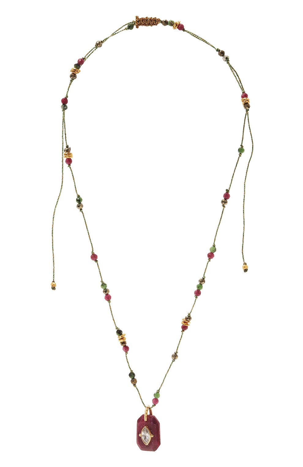 Подвеска HANKA_IN, арт. INS-C0-CRD-Z0I-PYR-RUB/RUB-CZ-3M, фото 1