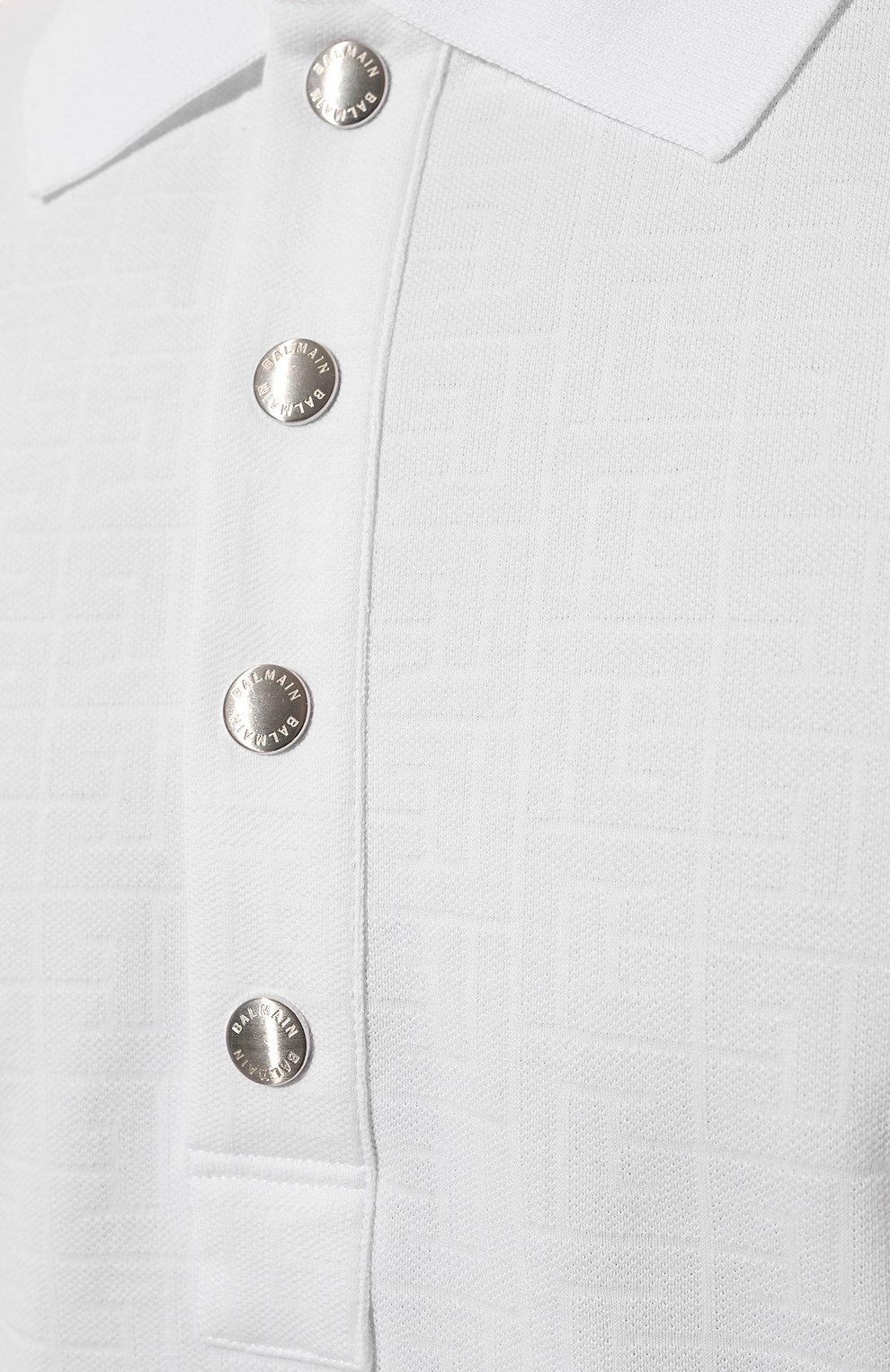 Хлопковое поло BALMAIN, арт. CH1GB000/JB82, фото 5