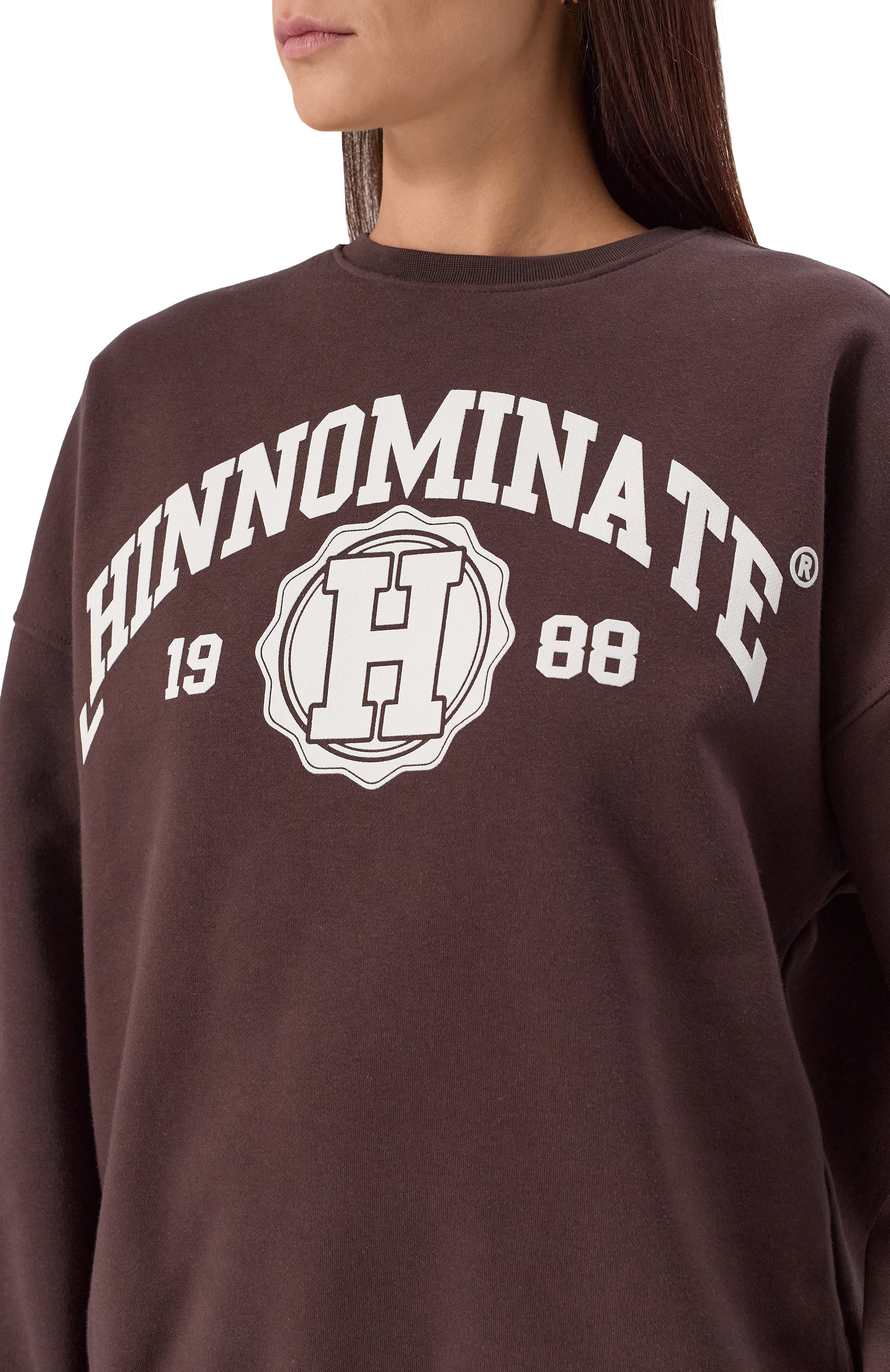 Хлопковый свитшот HINNOMINATE, арт. HMABW02070, фото 5