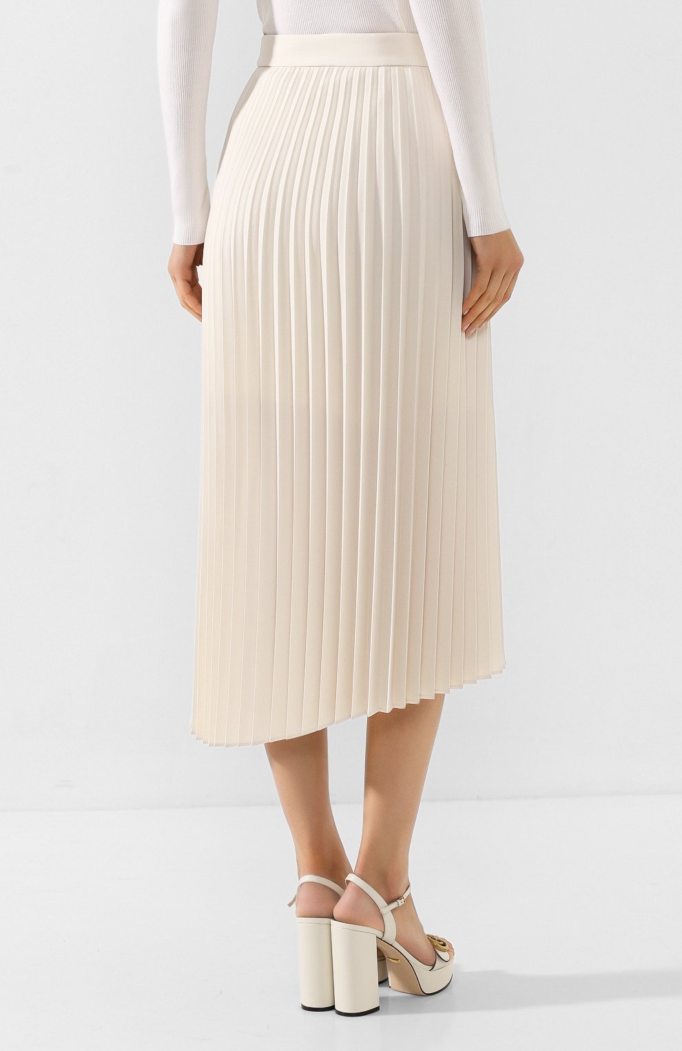 Плиссированная юбка BRUNELLO CUCINELLI, арт. MA129G2854, фото 4