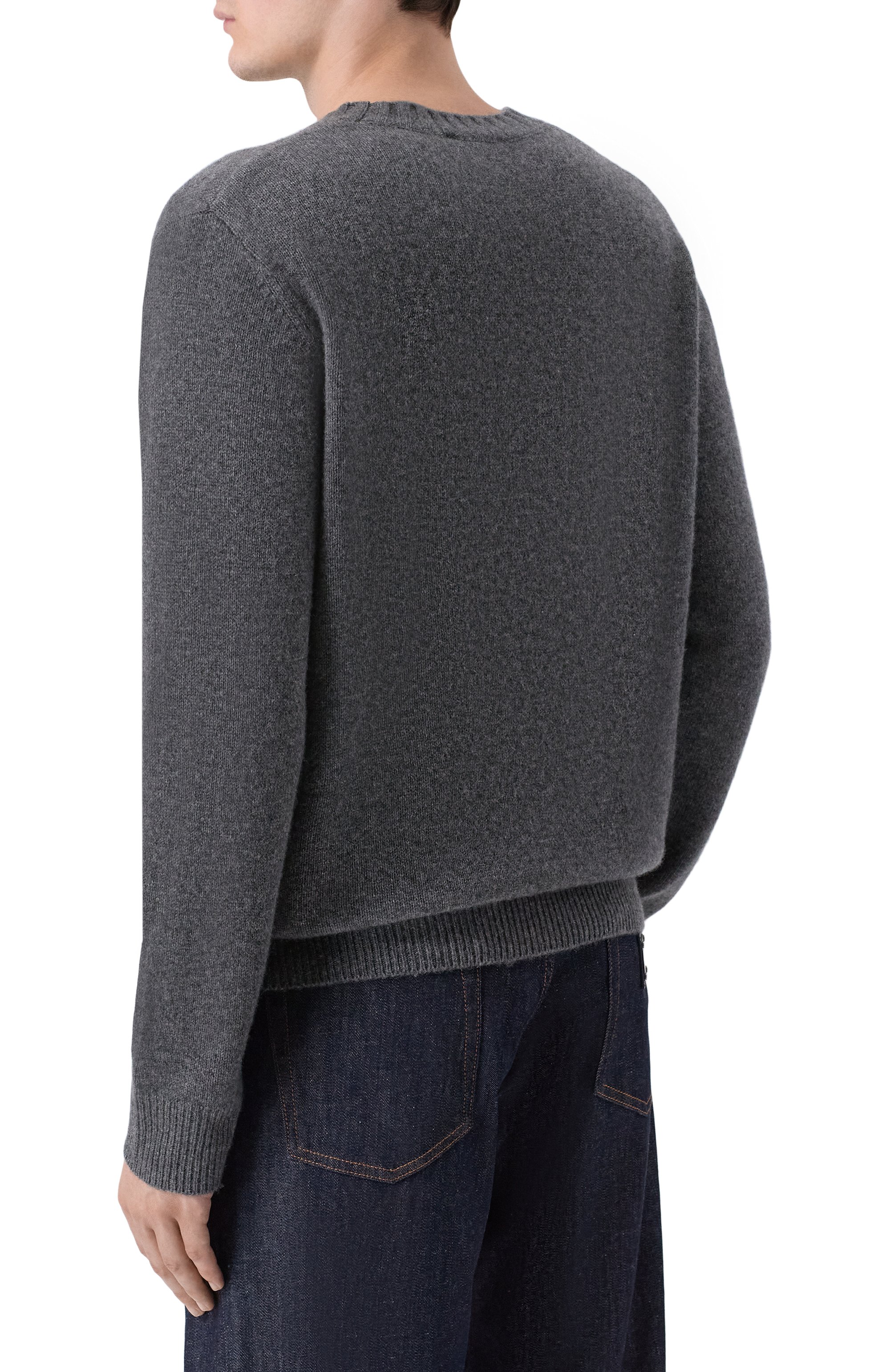 Свитер из кашемира и шерсти SPORTY AND RICH, арт. WS08362302GY04, фото 4