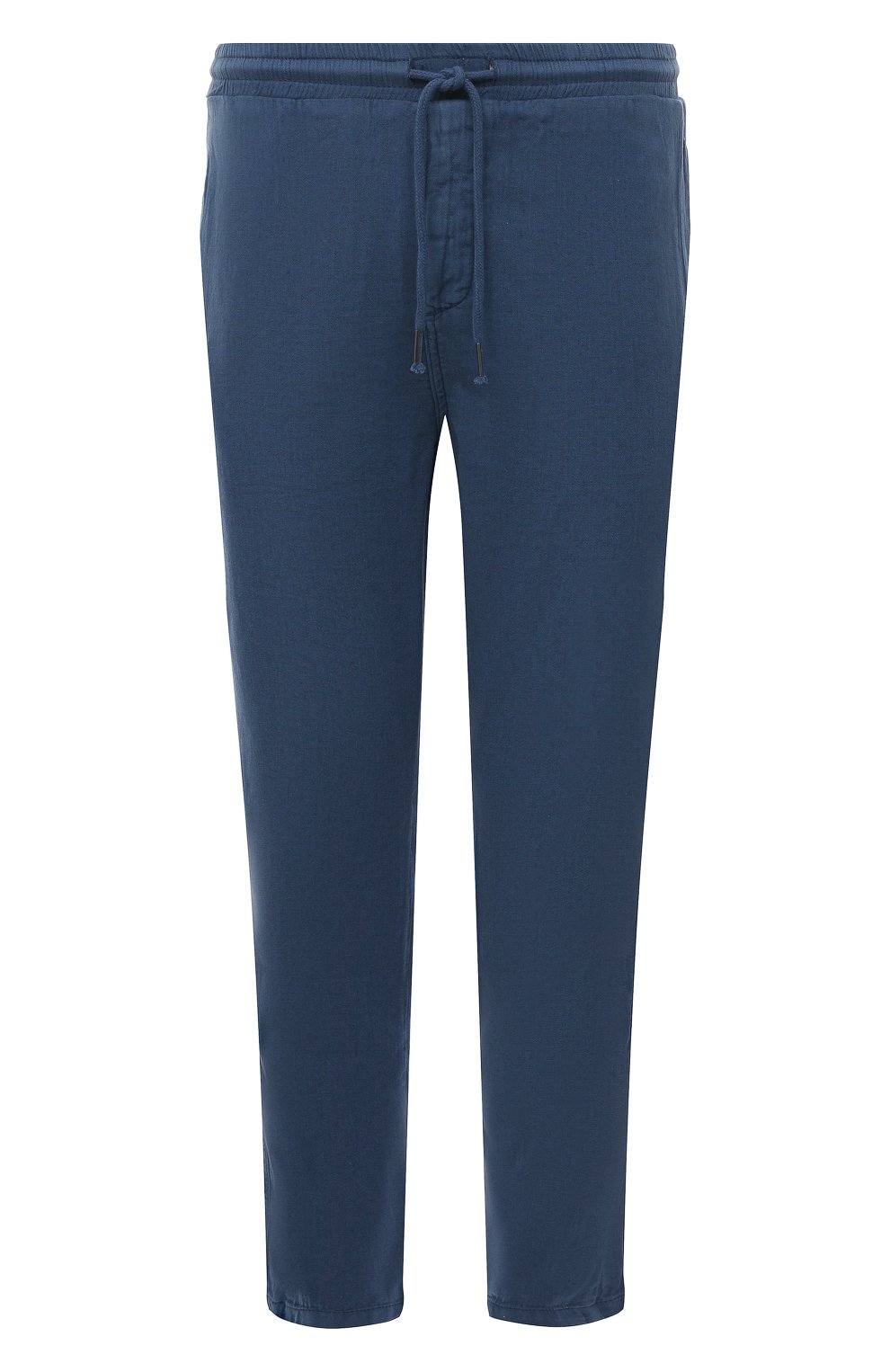 Брюки из хлопка и льна LA MARTINA синего цвета по цене 23550 руб., арт. VMT015/TW445, фото 1 Брюки из хлопка и льна LA MARTINA, арт. VMT015/TW445, фото 1