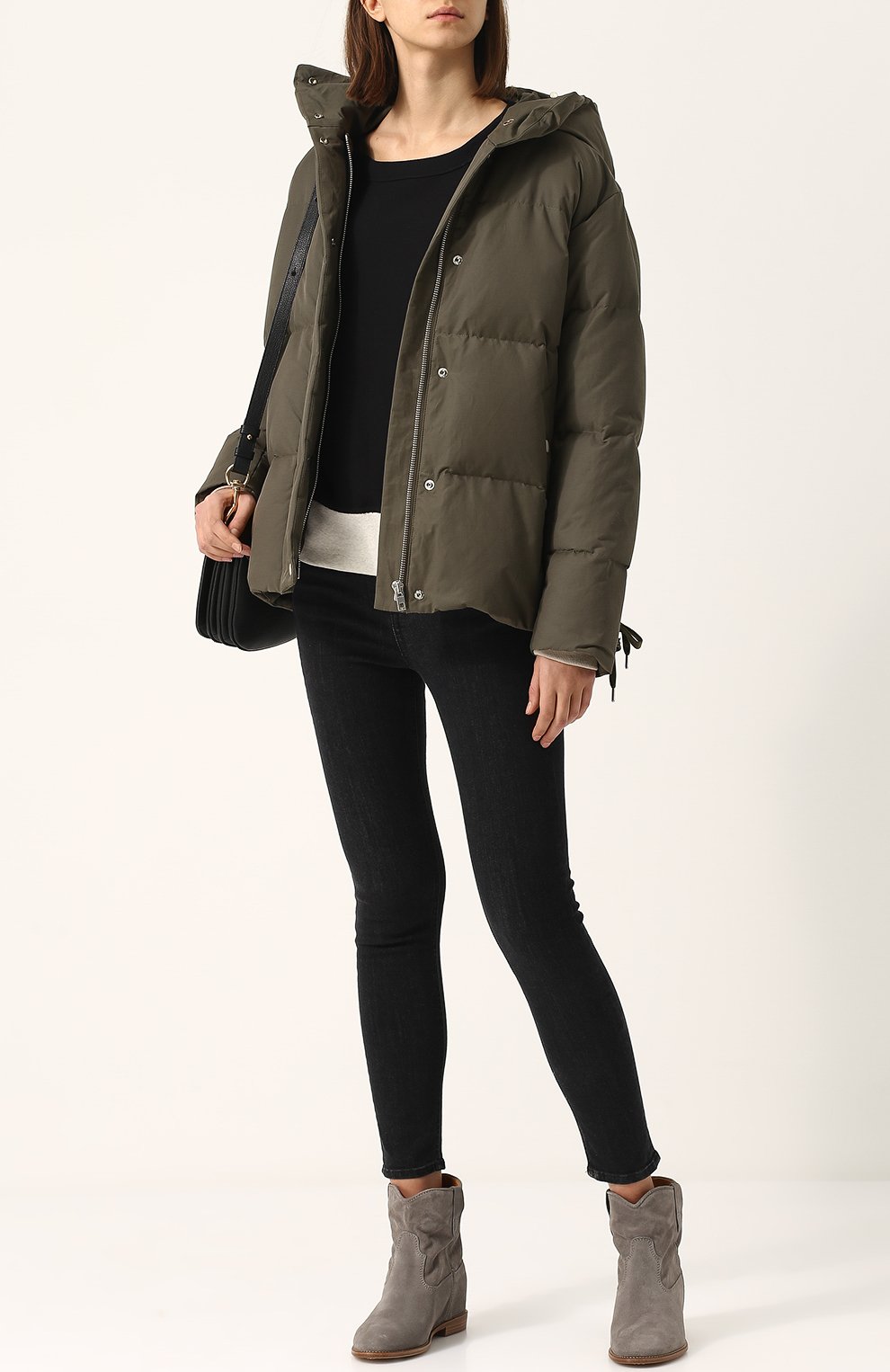 Однотонная стеганая куртка с капюшоном RAG AND BONE, арт. W2762073R, фото 2