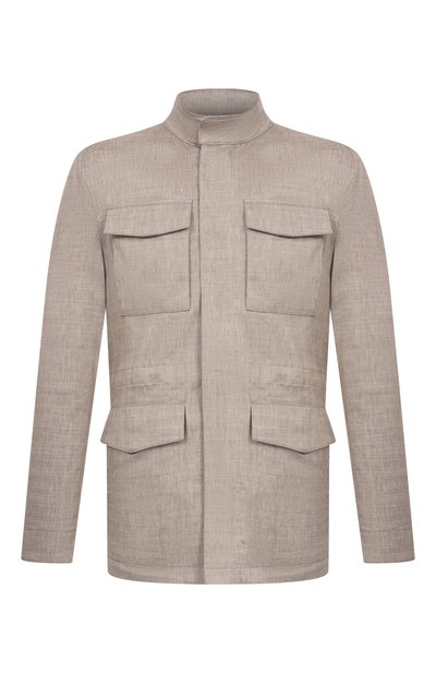 Мужская куртка изо льна и шерсти CORNELIANI, арт. 2725X1/2720166