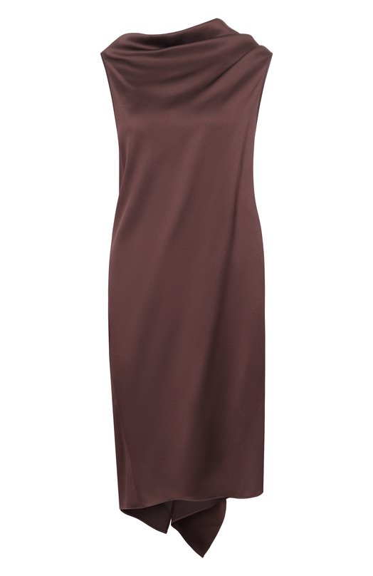 Атласное платье BOSS 50562631 Коричневый 50562631