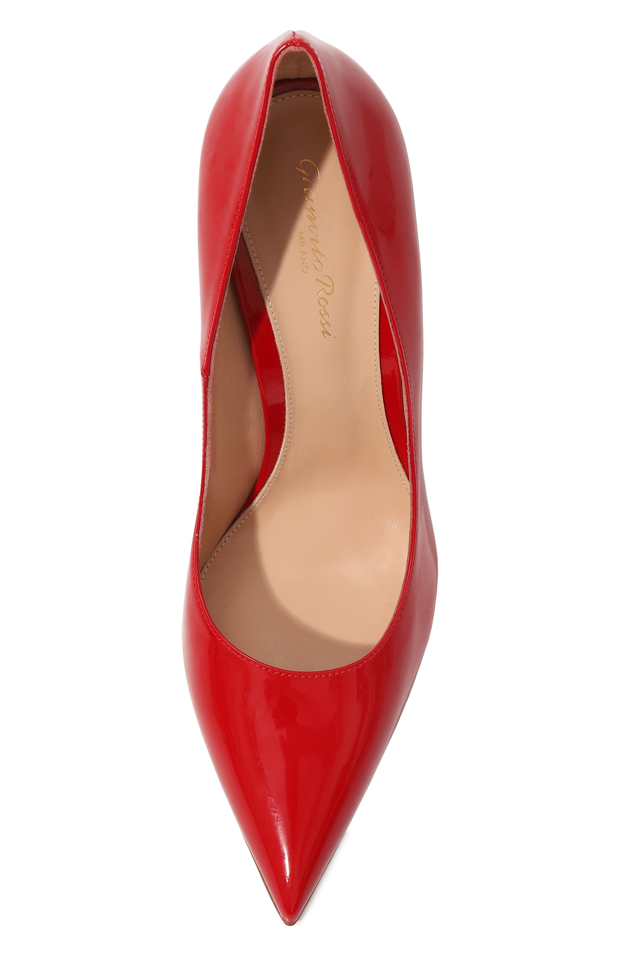 Кожаные туфли gianvito 120 GIANVITO ROSSI красного цвета по цене 69800 руб., арт. G21531.11RIC.VERTABS, фото 6 Кожаные туфли gianvito 120 GIANVITO ROSSI, арт. G21531.11RIC.VERTABS, фото 6