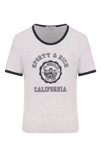 Женская хлопковая футболка SPORTY AND RICH, арт. T0088625508GY18