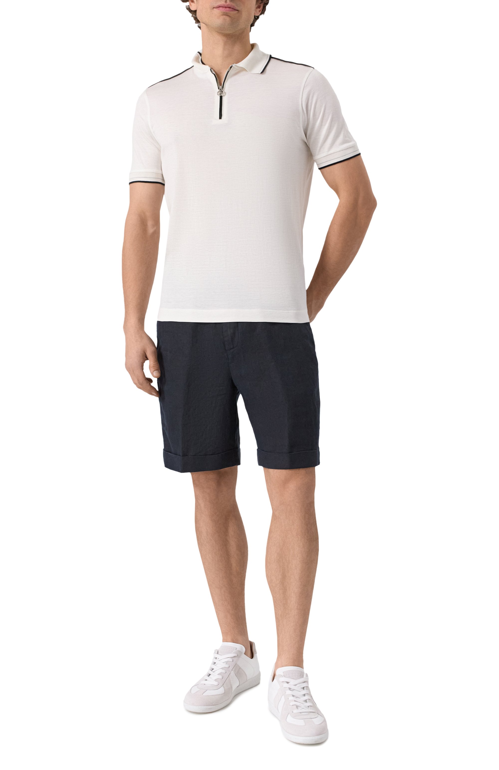 Поло из шелка и хлопка STEFANO RICCI, арт. K818923P31/T25171, фото 2