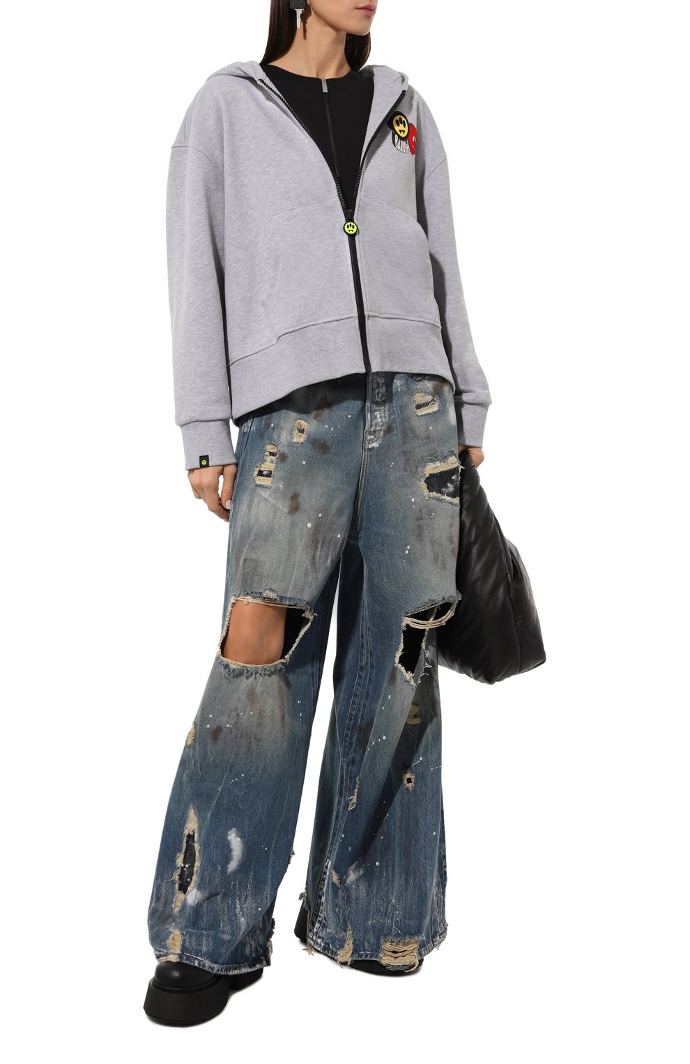 Хлопковая толстовка BARROW, арт. F4BWW0ZH091, фото 2