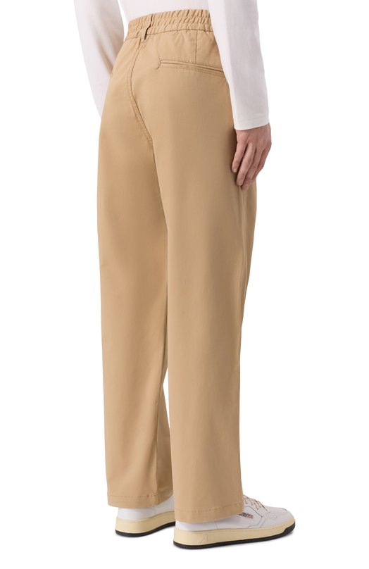 Хлопковые брюки HUGO 50553229 Бежевый  50553229 Фото 4