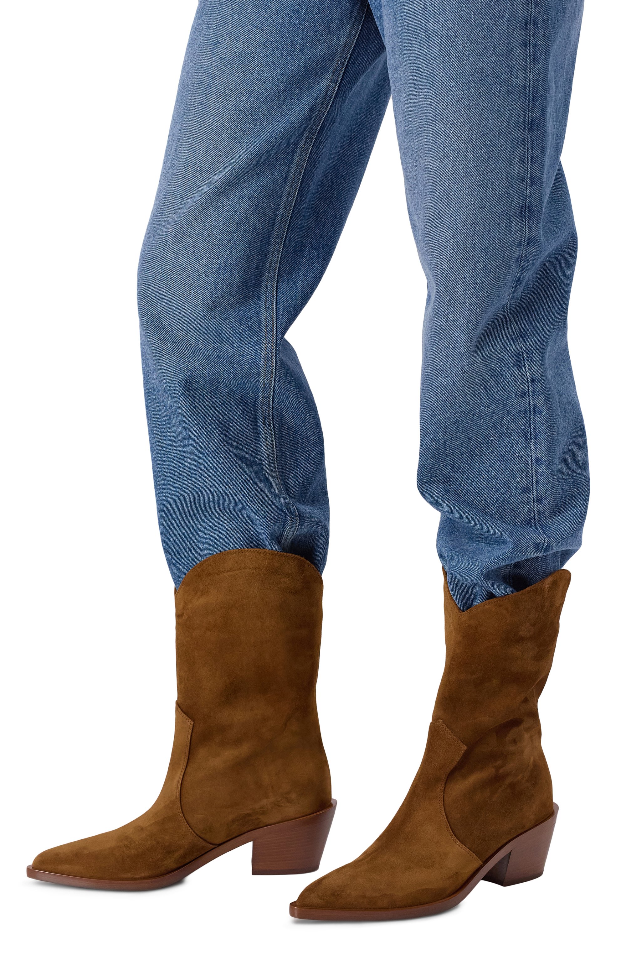 Замшевые казаки waylon 45 GIANVITO ROSSI, арт. G72999.45CU0.CASTEXA, фото 3