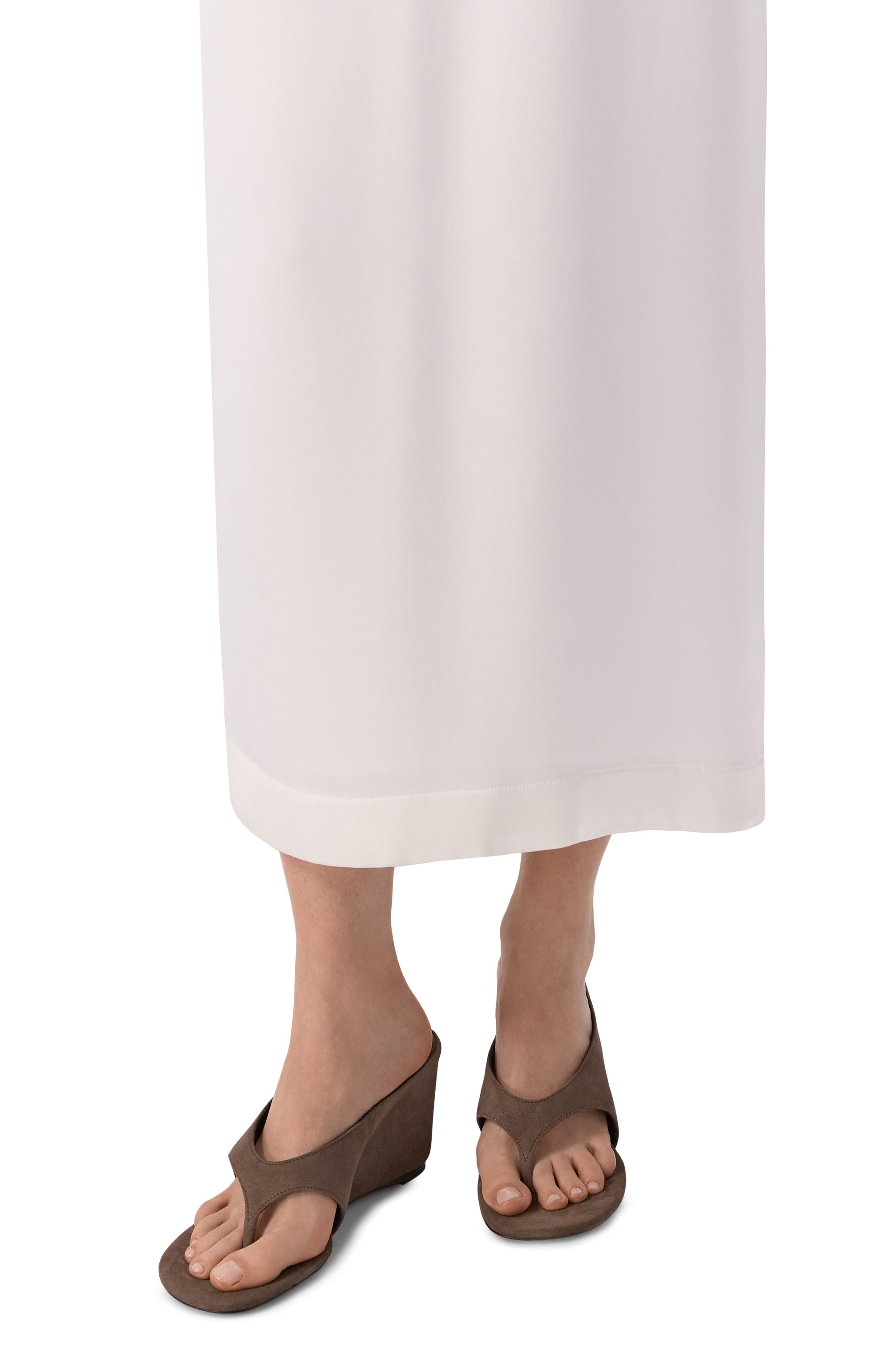 Замшевые мюли yaga 85 JUDE, арт. YAGA WEDGE SANDAL/SUEDE LEATHER, фото 2