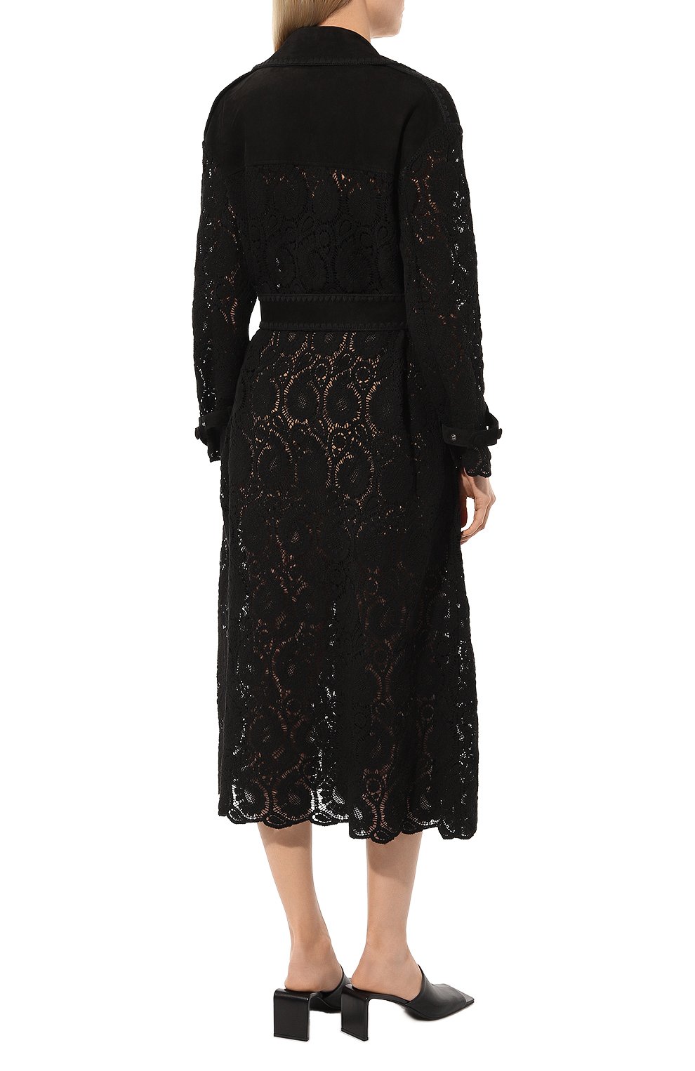 Тренч с кожаной отделкой MVST, арт. TDBPL-Y104, фото 4