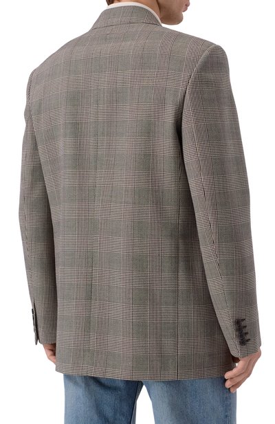 Шерстяной пиджак SAINT LAURENT, арт. 816394/Y2L41, фото 4