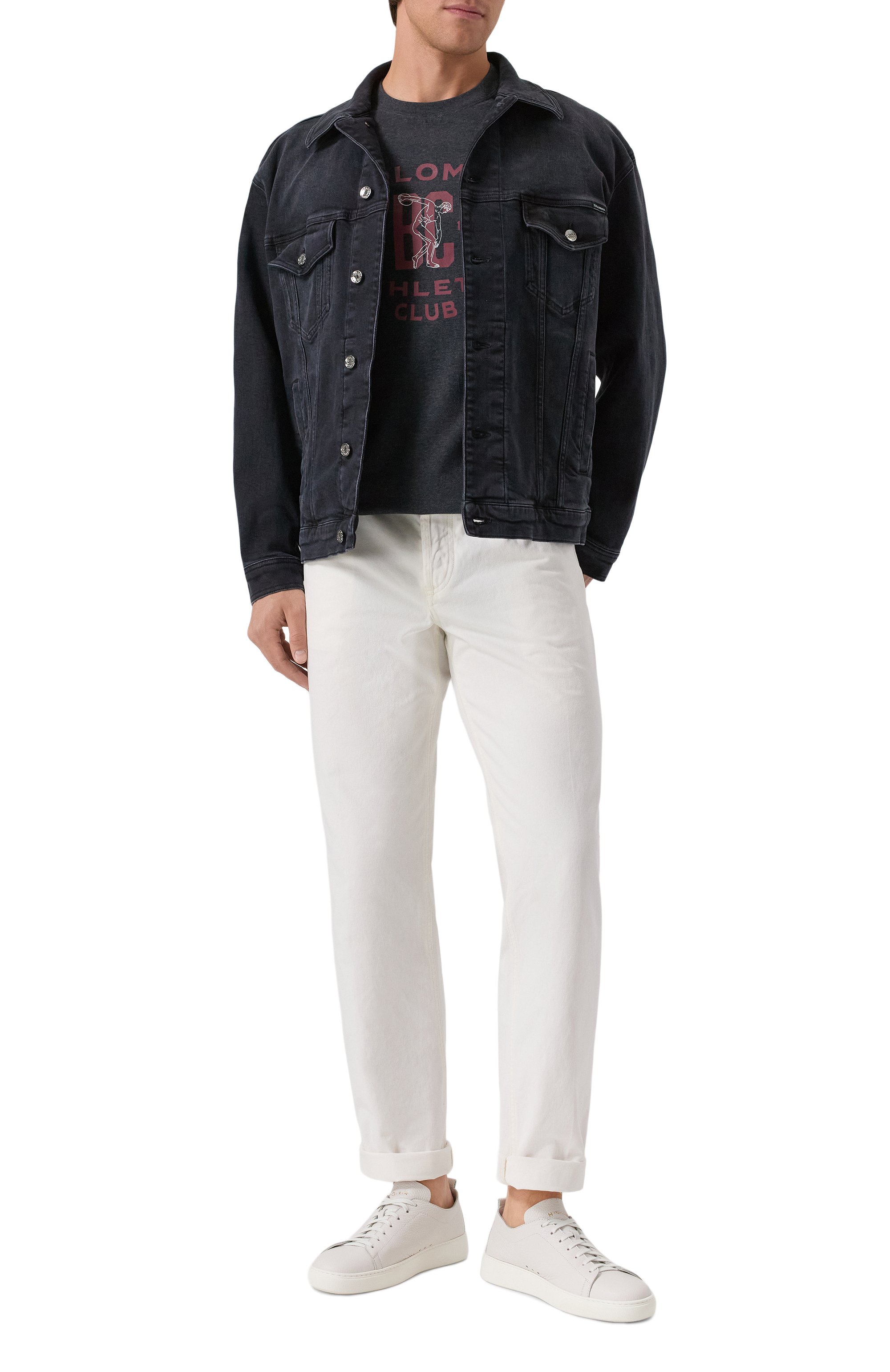 Хлопковая футболка BRUNELLO CUCINELLI, арт. M0B133386G, фото 2