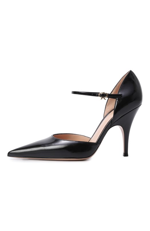 Лакированные туфли Sofia D'Orsay 95 Gianvito Rossi G41019.95RIC.NUINER0 Чёрный  G41019.95RIC.NUINER0 Фото 4