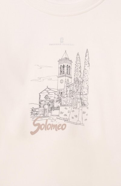 Хлопковый свитшот BRUNELLO CUCINELLI, арт. BN05NE459A, фото 3