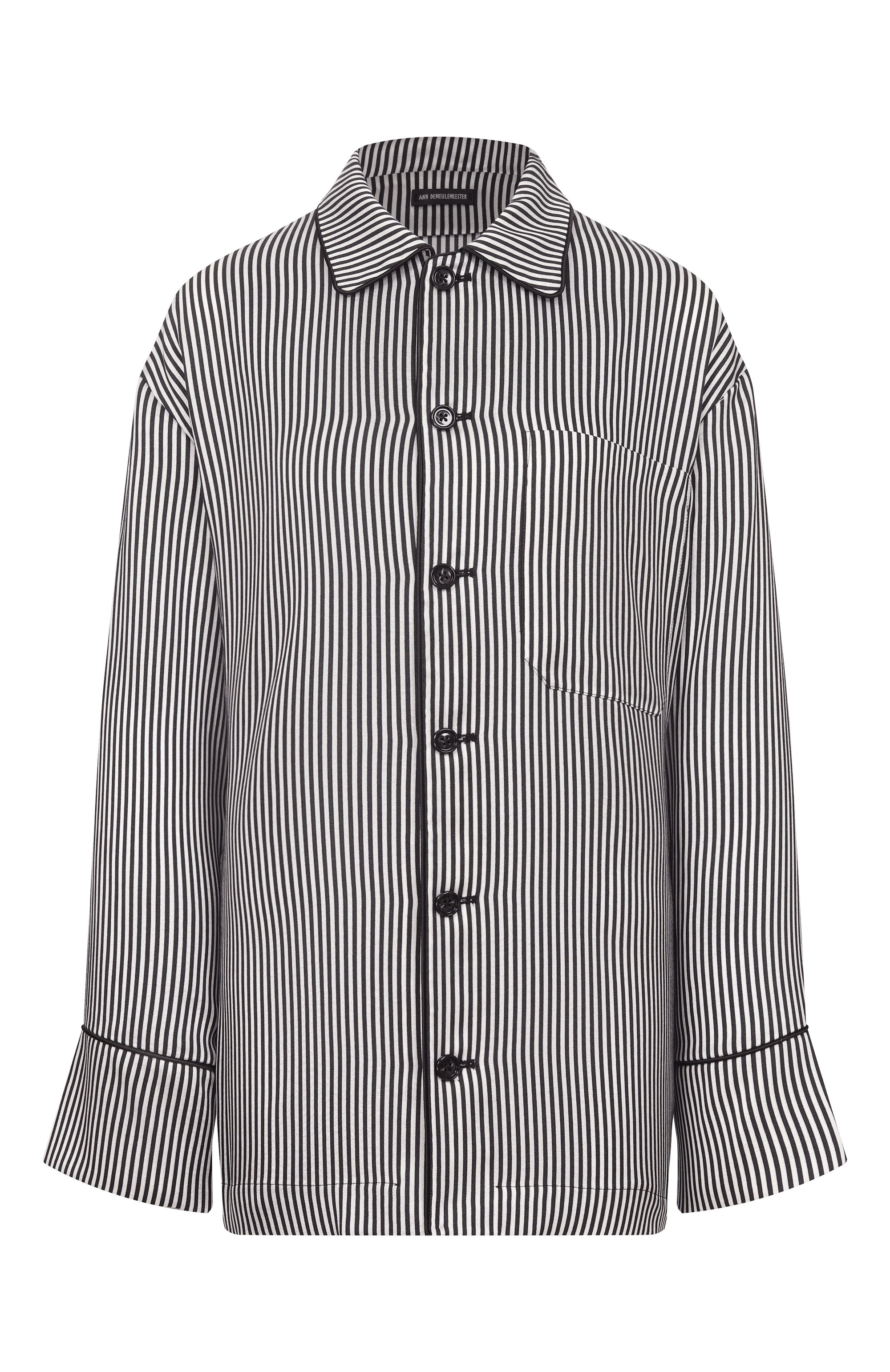 Рубашка из лиоцелла и шелка ANN DEMEULEMEESTER, арт. B0014007/FA737, фото 1