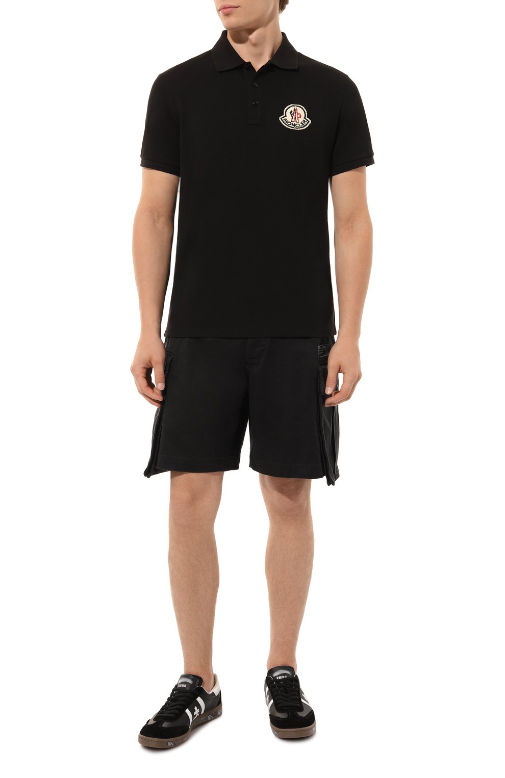 Хлопковое поло MONCLER, арт. 8A000-05-89A16, фото 2