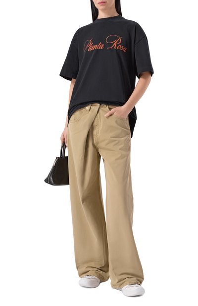 Хлопковая футболка PLANTA ROSA, арт. PR/T01/ITALIC-RED/220VELVET, фото 3