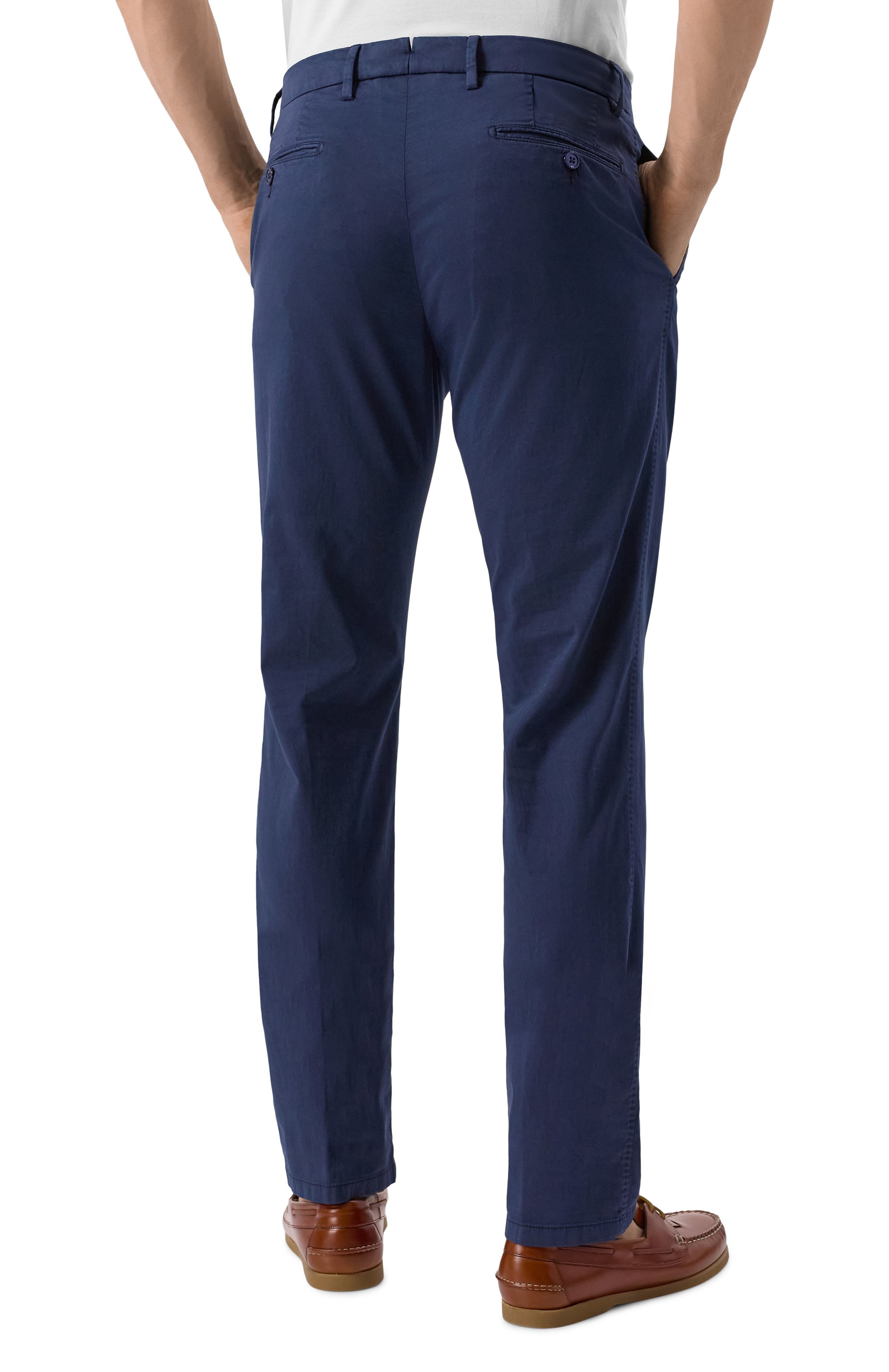 Брюки из хлопка и шелка MARCO PESCAROLO, арт. SLIM80/5100, фото 4