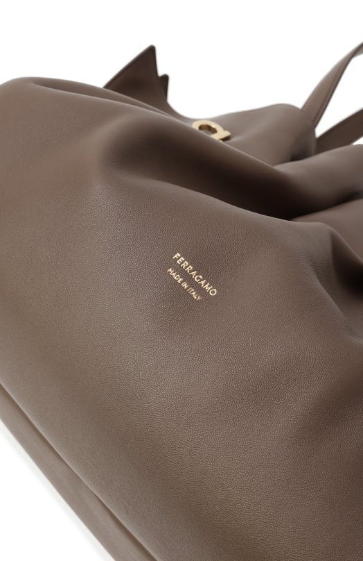 Сумка-тоут Soft-bag large Ferragamo 219961/783293 Коричневый  219961/783293 Фото 3