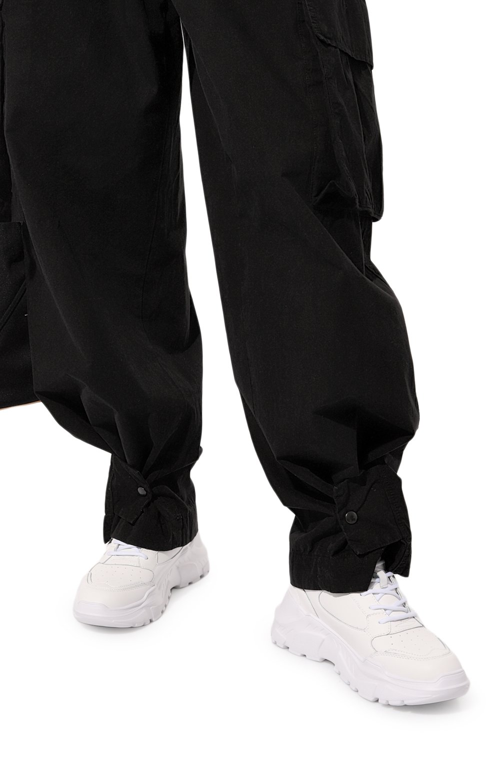 Кожаные кроссовки VERSACE JEANS COUTURE, арт. 74VA3SC2/ZP210,  фото 3