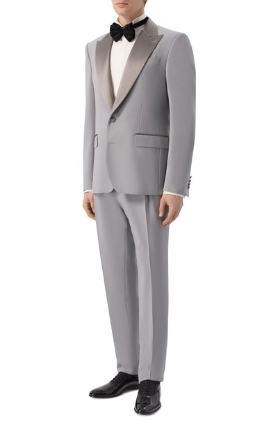 Брюки из шерсти и шелка DOLCE & GABBANA, арт. GP0F2T/FUBG3, фото 2